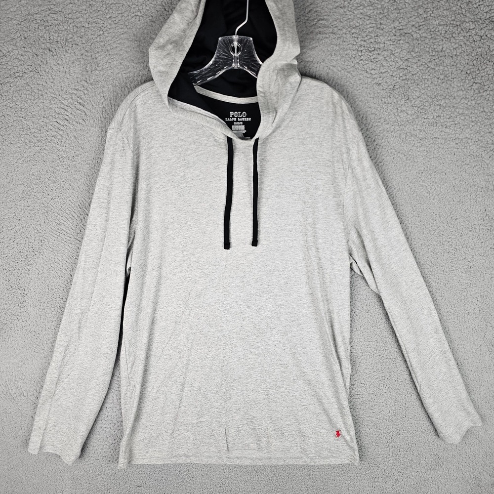Polo Ralph Lauren Hoodie Mens Medium Supreme Comfort Long Sleeve Pullover P056RL